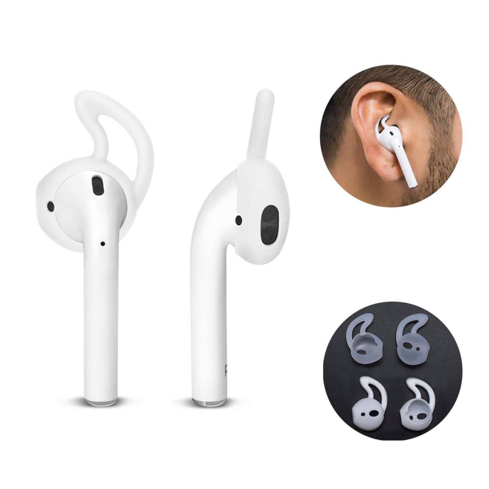 2 Pair/Pack HAT PRINCE Soft Silicone Ear-hook for Apple AirPods