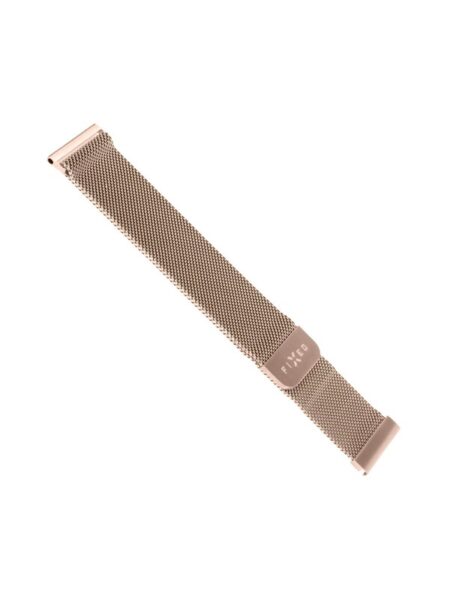 FIXED Mesh Strap for Smartwatch Universal 22mm Rose Gold