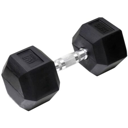 Orange Gym - Hex Dumbbell 18 kg Black n/a