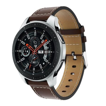 Universal Smartwatch 20mm Urrem i Læder - Coffee