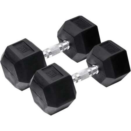 Orange Gym - Hex Dumbbell 2 x 4 kg Black n/a