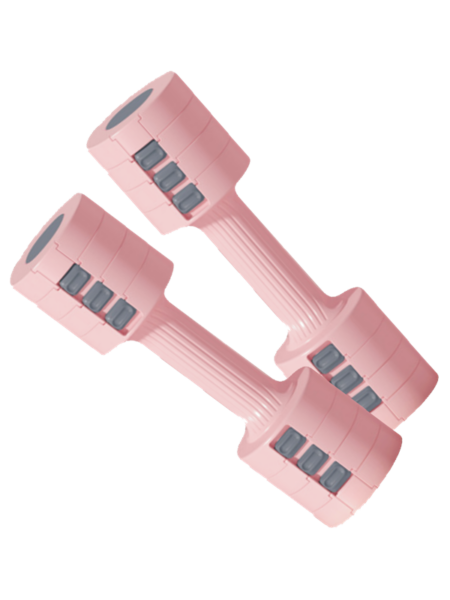 ASG Adjustable Dumbbell Set 5 kg. Pink