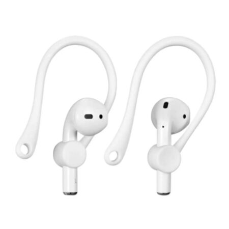 Airpods Hooks Ear Hooks Silikone Earhooks White hvid