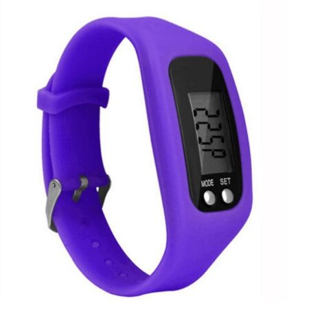 Børne Skridttæller Ur Trin Tæller Gå Fitness Tracker Gave [LGL] Purple