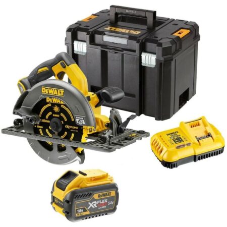 Dewalt - DCS576X1 54v xr Flexvolt Circular Saw 190mm Track Plunge Rail Base - 9ah