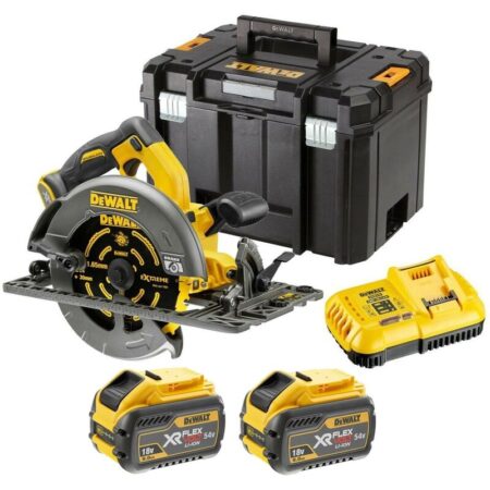 Dewalt - DCS576X2 54v xr Flexvolt Circular Saw 190mm Track Plunge Rail Base - 9ah