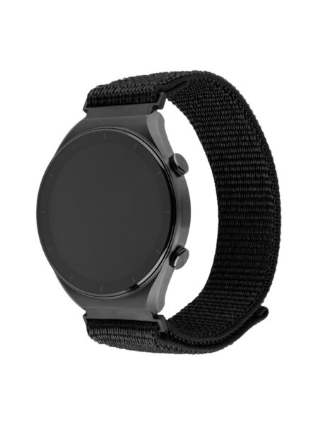 FIXED Nylon rem til Smartwatch Universal 20 mm Sort