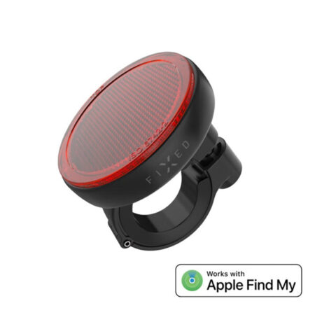 Fixed Tag Bike Tracker - GPS Tracker - Apple Find My - Sort / Rød