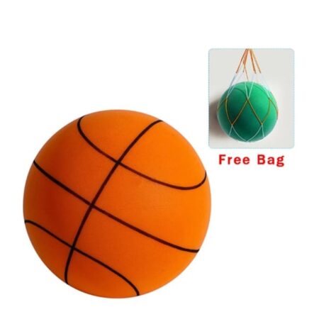 Handleshh Silent Basketball - Premium materiale, lydløs og blød skumkugle, trænings- og spilhjælper Orange Orange 21 cm