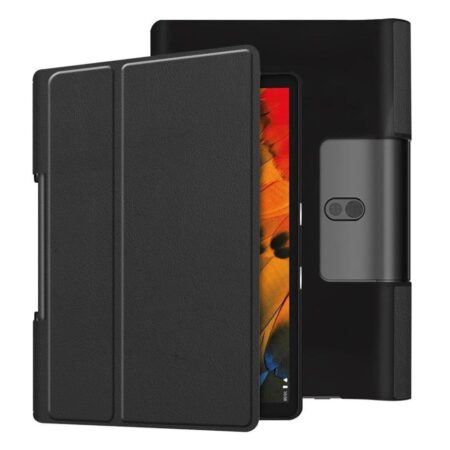 Lenovo Yoga Smart Tab 10.1 holdbar læder flip etui - Sort