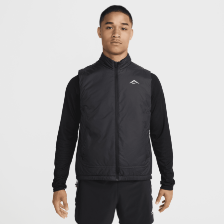 Nike Trail PrimaLoft® Therma-FIT-løbevest til mænd - sort