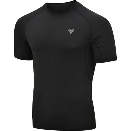 RDX T15 Short Sleeve Black Rash Guard M