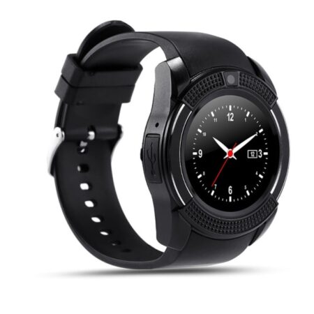 Smartwatch med 1,3 tommer rund skærm Bluetooth touch skærm Black