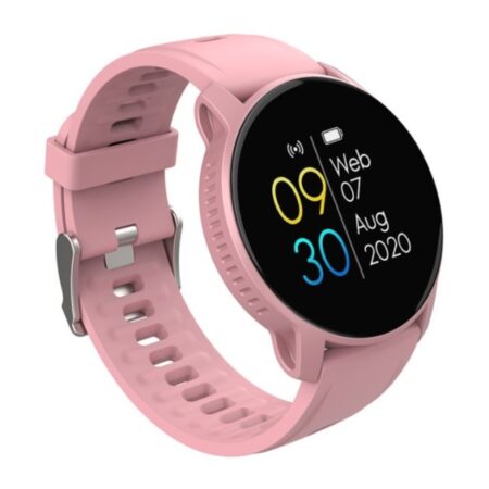 Smartwatch til motion, puls, blodtryk, ilt i blodet (pink)