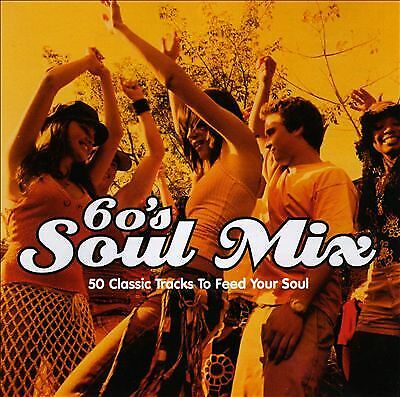 Various Artists : 60's Soul Mix: 50 Classic Tracks to Feed Your Soul CD 2 discs Pre-Owned