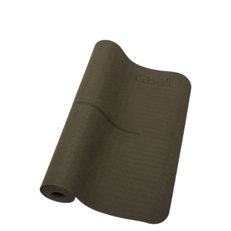 Yoga Mat Position 4mm, Forest Green/Black