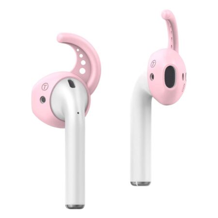 AIRPODS EARPADS EAR HOOKS SILICONE HOOKS EARHOOKS PINK