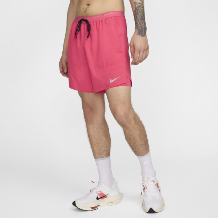 Nike Stride Dri-FIT-2-i-1-løbeshorts (18 cm) til mænd - Pink