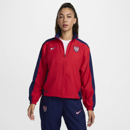 USWNT 1999 Reissue Nike Football Replica-løbejakke til kvinder - rød