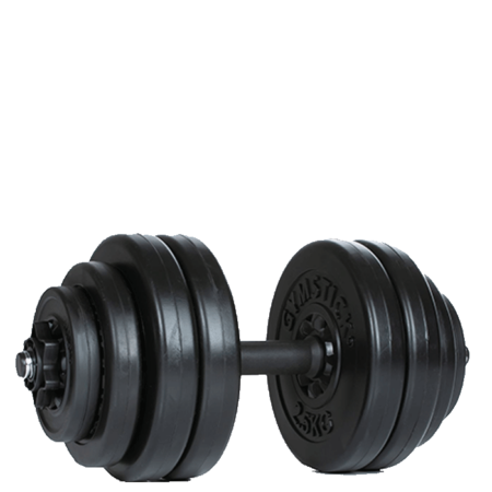 Vinyl Dumbbell Set, 15kg