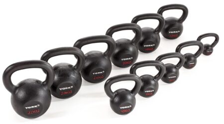 York Barbell Hercules Cast Iron Kettlebells, 2kg