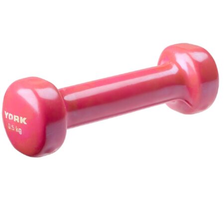 York Vinyl Dipped Dumbbells, 0.5kg