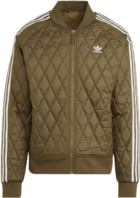 Adidas Adicolor Classics Quilted Sst Træningsjakke Herrer Tøj Grøn S