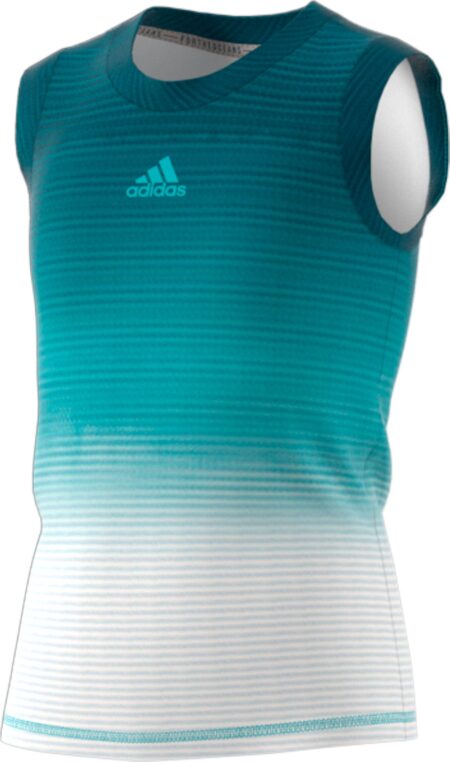 Adidas Girls Parley Tank Træningstrøje, Blue 116