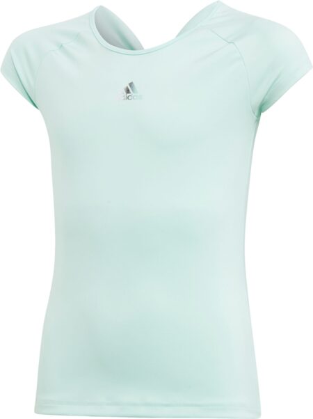 Adidas Girls Ribbon T-shirt Træningstrøje, Green 116