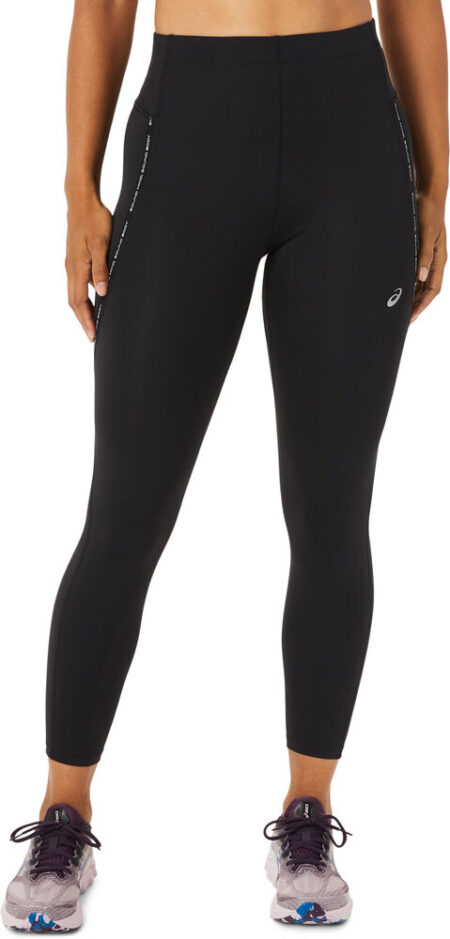 Asics Race High Waist Løbetights Damer Tøj Sort S