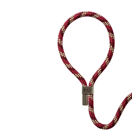 Casall Braided Yoga Carry Strap, Raspberry/Beige