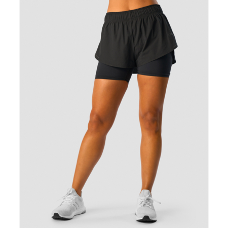 Charge 2-in-1 Shorts Wmn, Black