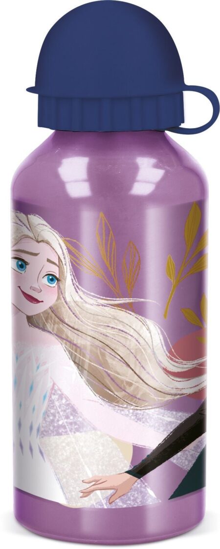 Disney Frozen Drikkedunk 400 ml Aluminium, Sort