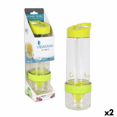 Flaska Kitchen Tropic Gul Mixer 7,5 x 24,5 cm (2 antal)