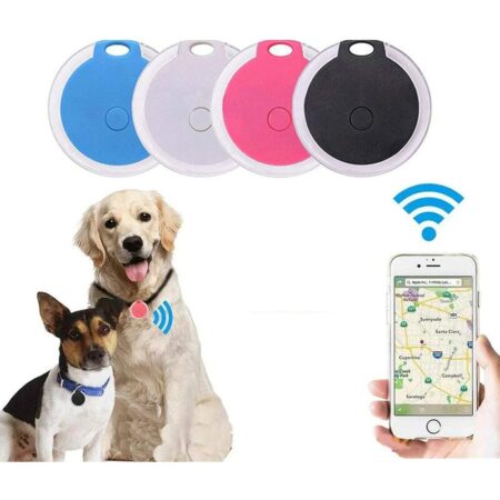 Gps Dog Tracker,Anti Lost Collar gps Cats Locator with Alarm for Pets Dog Vehicles Elderly Children Mini sos Outdoor gps Navigation Tracking.(Black)