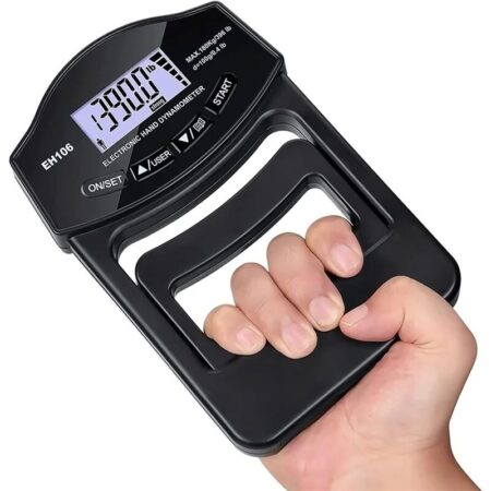 Grip Strength Tester 265Lbs/120Kg Digital Hand Dynamometer Grip Strength Meter USB LCD Screen Hand Grip for Power Training Sport