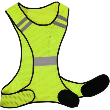 High Visibility Reflective Vest - Women and Men - Breathable - Lightweight - Fluorescent Safety Jacket for Running, Cycling