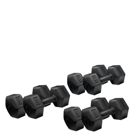 Iron Gym Fixed Hex Dumbbell, Pair