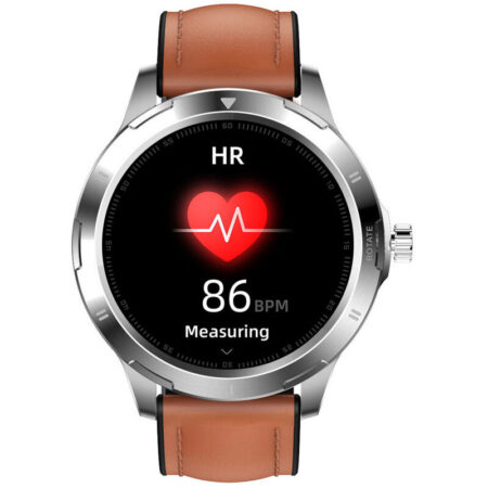 K15 Smart Watch 1.28-Inch IPS Full-Touch Screen BT5.0 Fitness Tracker IP67 Waterproof Temperature/Sleep/Heart Rate/Blood Pressure Monitor Multiple