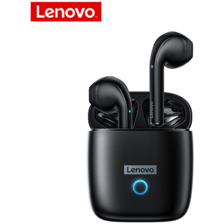 Lenovo LP50 True Wireless BT Headphone Semi-in-ear Sports Music Earbuds BT5.0 Chip HiFi Sound Quality ENC Noise Reduction Black