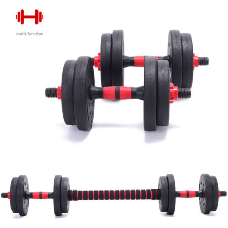 Livingandhome - 30KG Adjustable Weights Lifting Dumbbells Set for Gym Workout