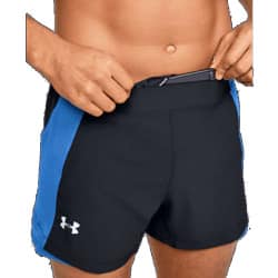 Mænds Under Armour - Qualifier Speedpocket Løbeshorts - Blue Ink S