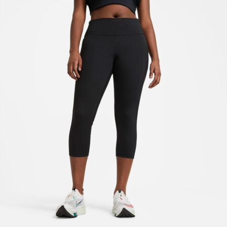 Nike Epic Faster Cropped Løbetights Damer Tøj Sort Xs