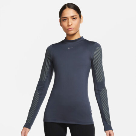 Nike Pro Thermafit Adv Træningstrøje Damer Tøj Blå Xs