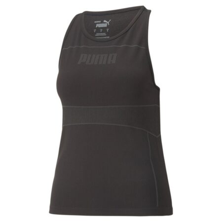 Puma Formknit Seamless Træningstop Damer Tøj Sort S