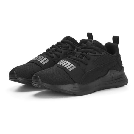 Puma Junior Løbesko Wired Run Pure Sort EU 39 Dreng