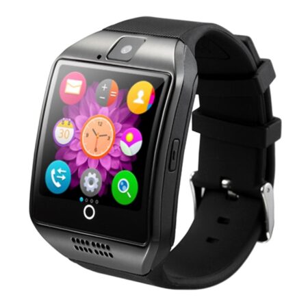 Q18 Smartklocka (Smartwatch) HD, med iOS / Andriod - Svart