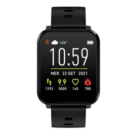 SBS Beat Spirit Smartwatch m. Søvntracker & Skridttæller - IP68 - Sort