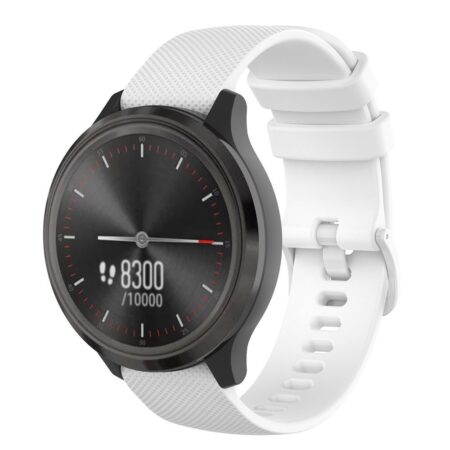 Smartwatch Universal Silikone Rem (20mm) - Hvid