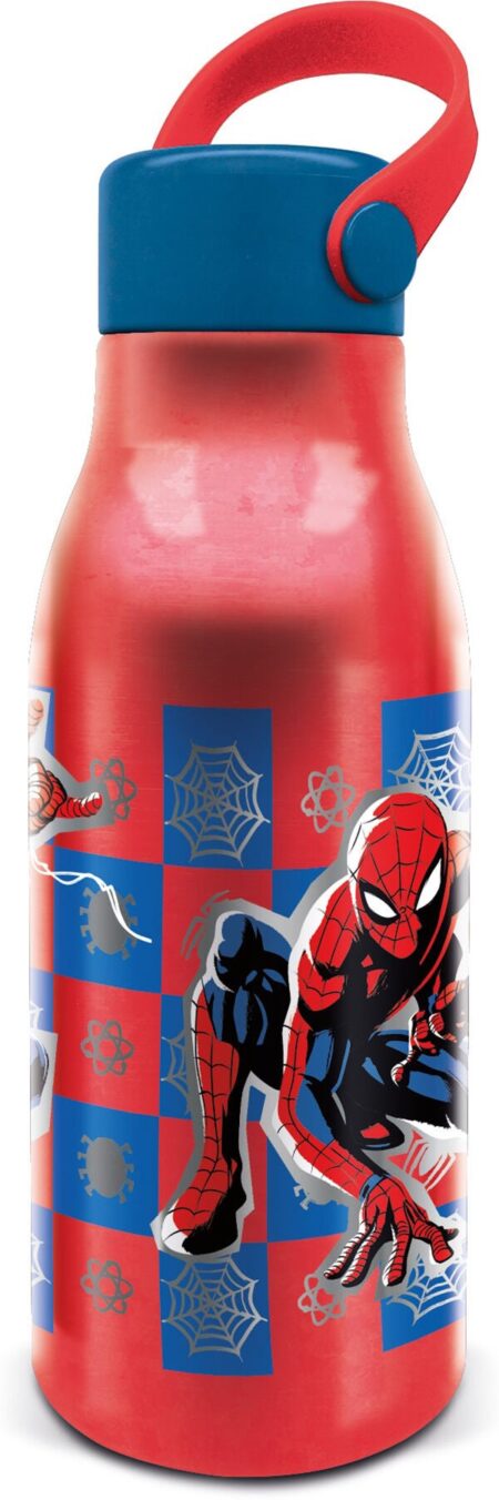 Spider-Man Flexi Handle Drikkedunk 760 ml Aluminium, Red